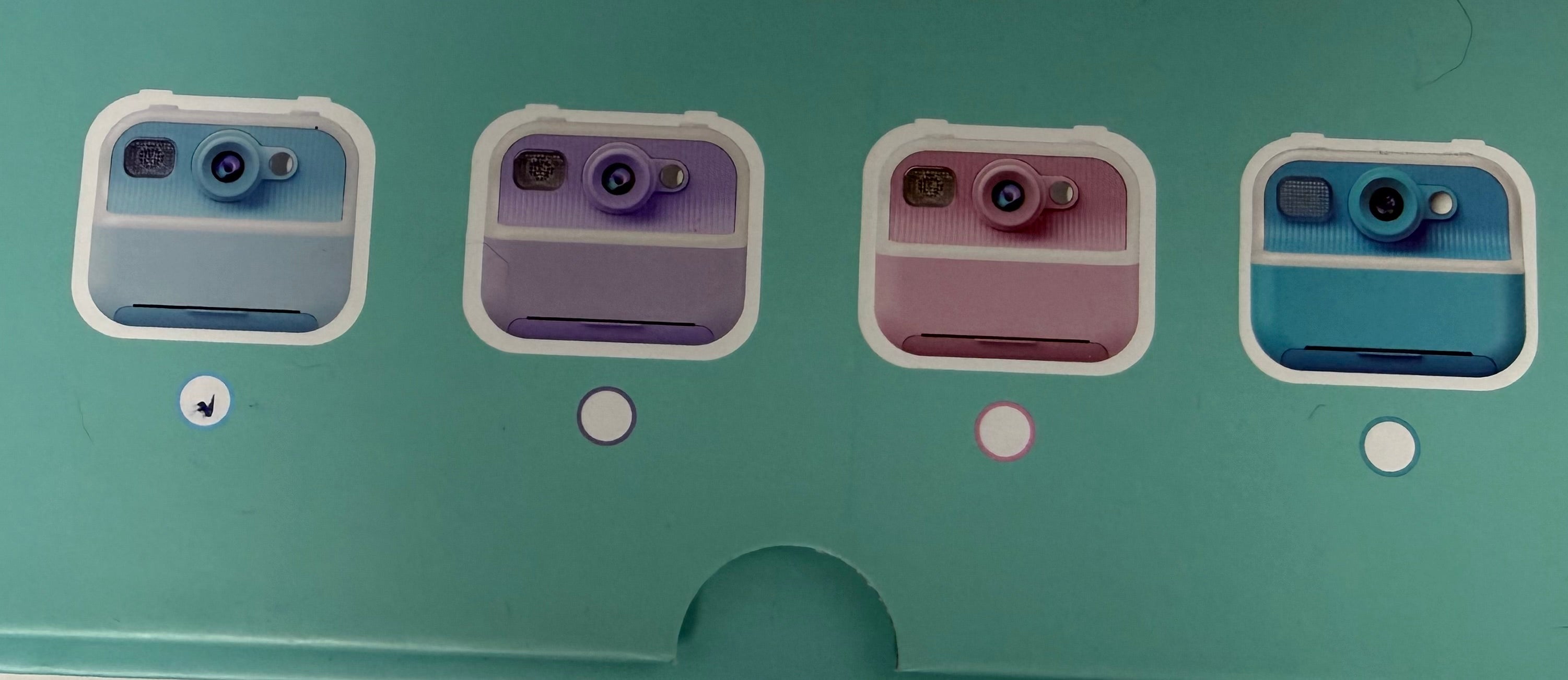 DIY Instant Print Camera for Kids | Blue | Thermal Printing Camera with 3 Paper Rolls, Markers & USB Cable | Ages 3+
