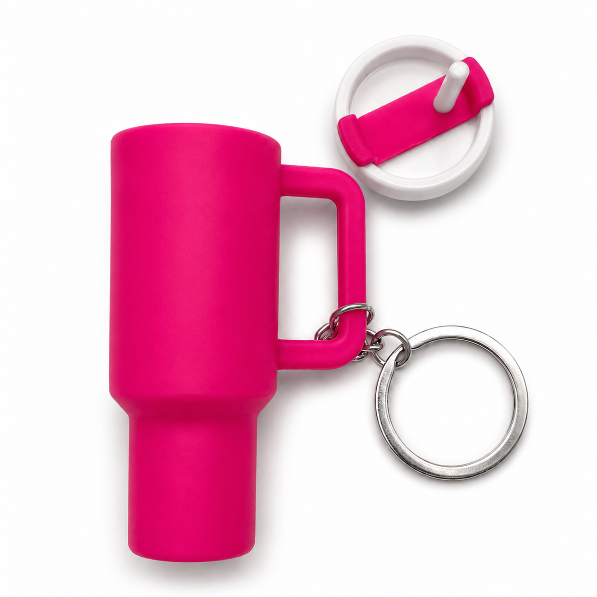 Mini Tumbler Cup Keychain with Removable Lid – Choose Your Color