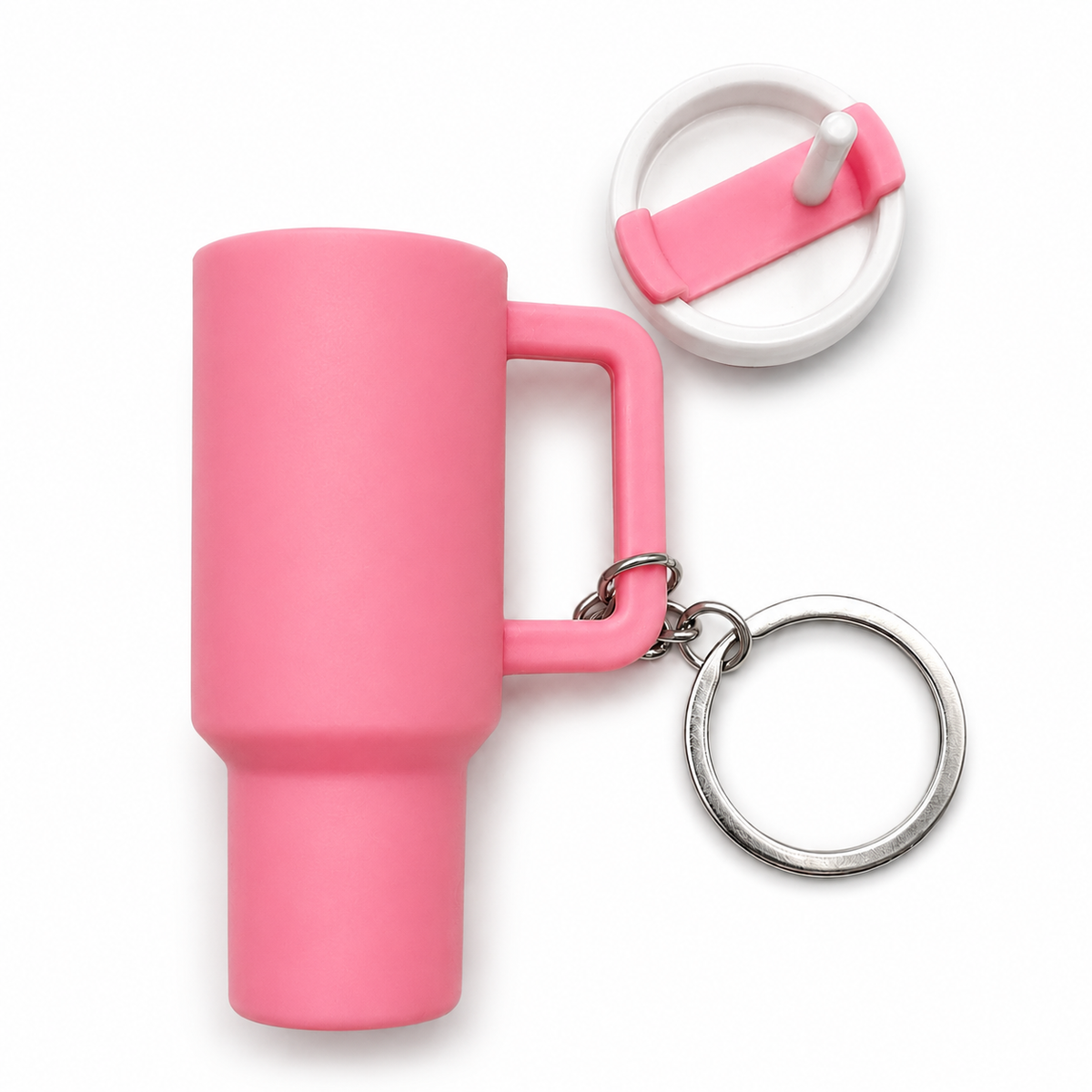 Mini Tumbler Cup Keychain with Removable Lid – Choose Your Color