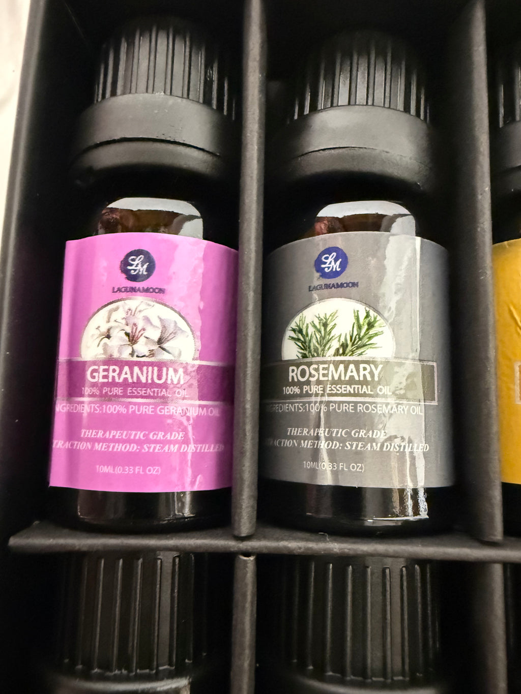 LagunaMoon 100% Pure Therapeutic Grade Essential Oils Gift Set | Top 10 Premium Collection | 10 x 10ml