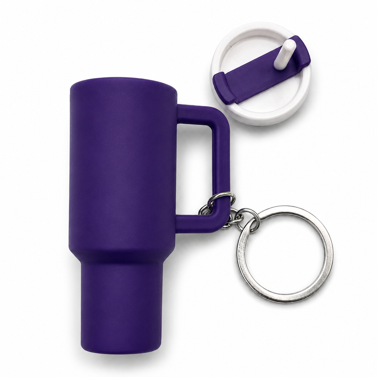 Mini Tumbler Cup Keychain with Removable Lid – Choose Your Color