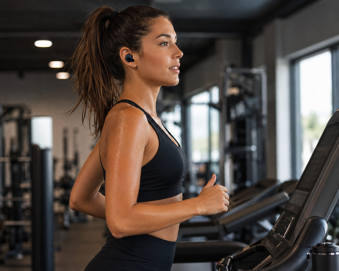 M10 True Wireless Bluetooth Earbuds with LED Display Charging Case - Bluetooth 5.3 - Black