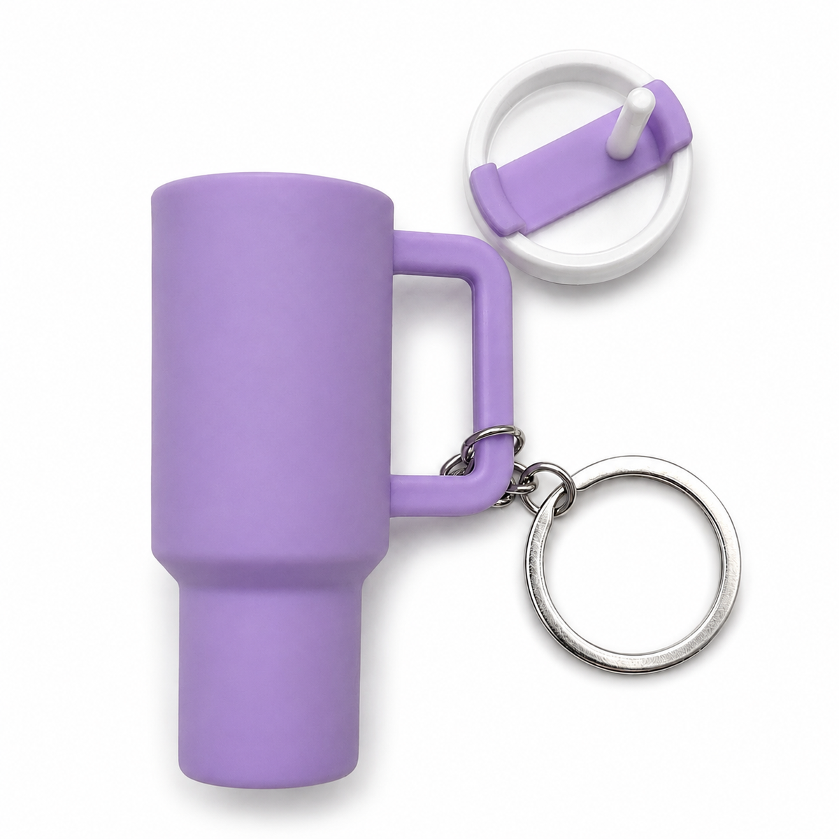 Mini Tumbler Cup Keychain with Removable Lid – Choose Your Color