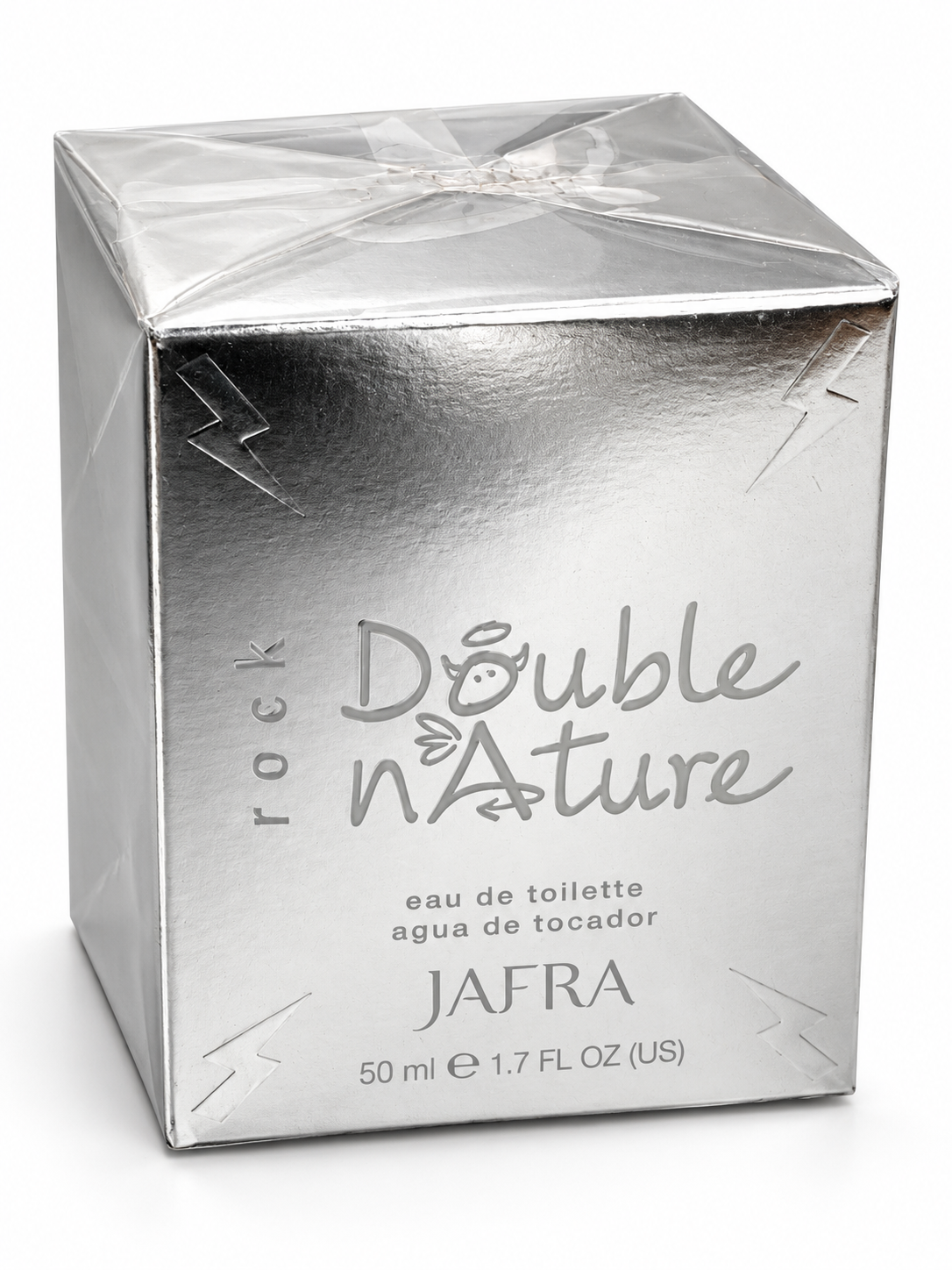 JAFRA Double Nature Rock Eau de Toilette with Glitter, 1.7 fl oz / 50 mL Perfume