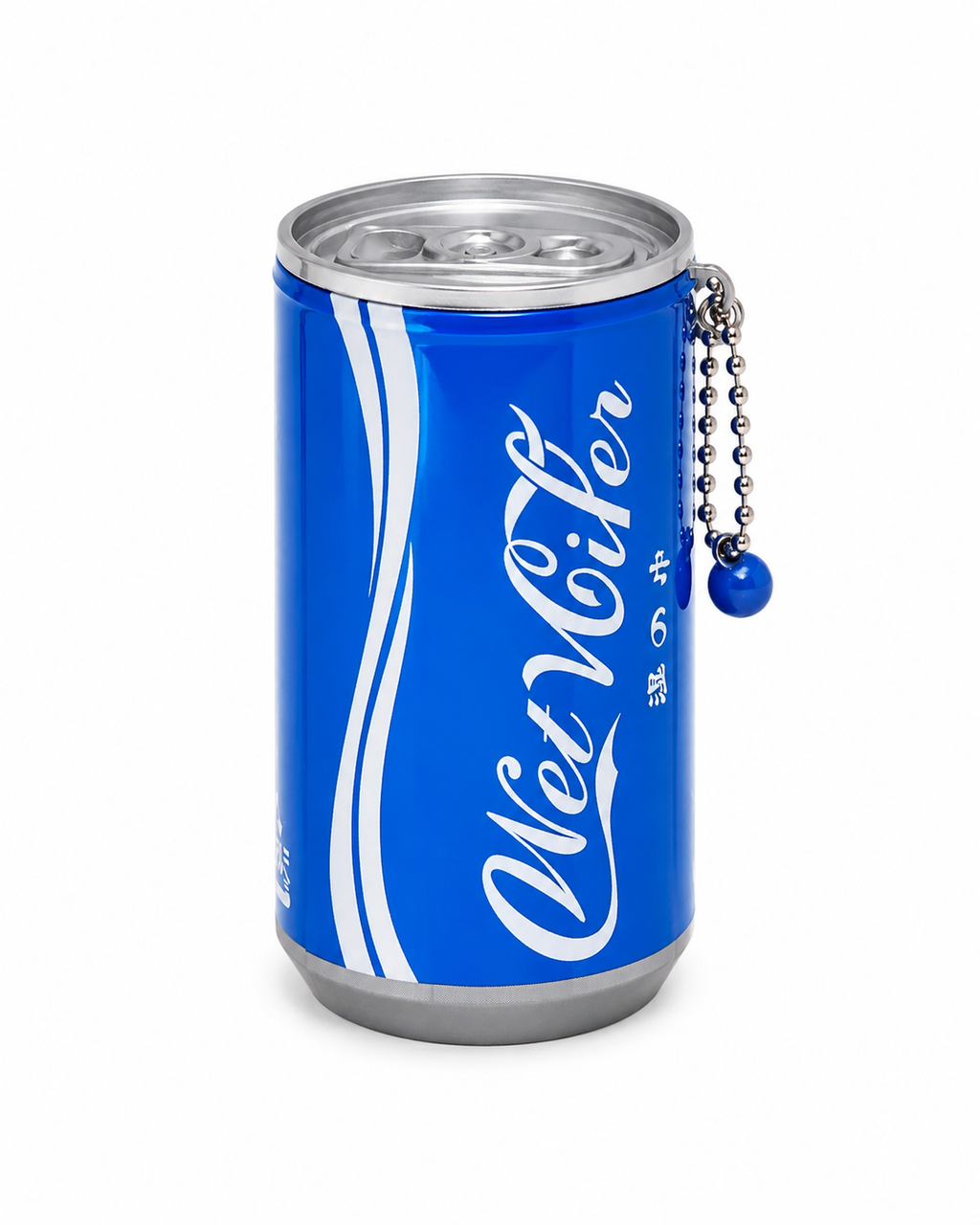 Wet Wiper Mini Soda Can Wet Wipes Keychain – 30 Count – Choose Color
