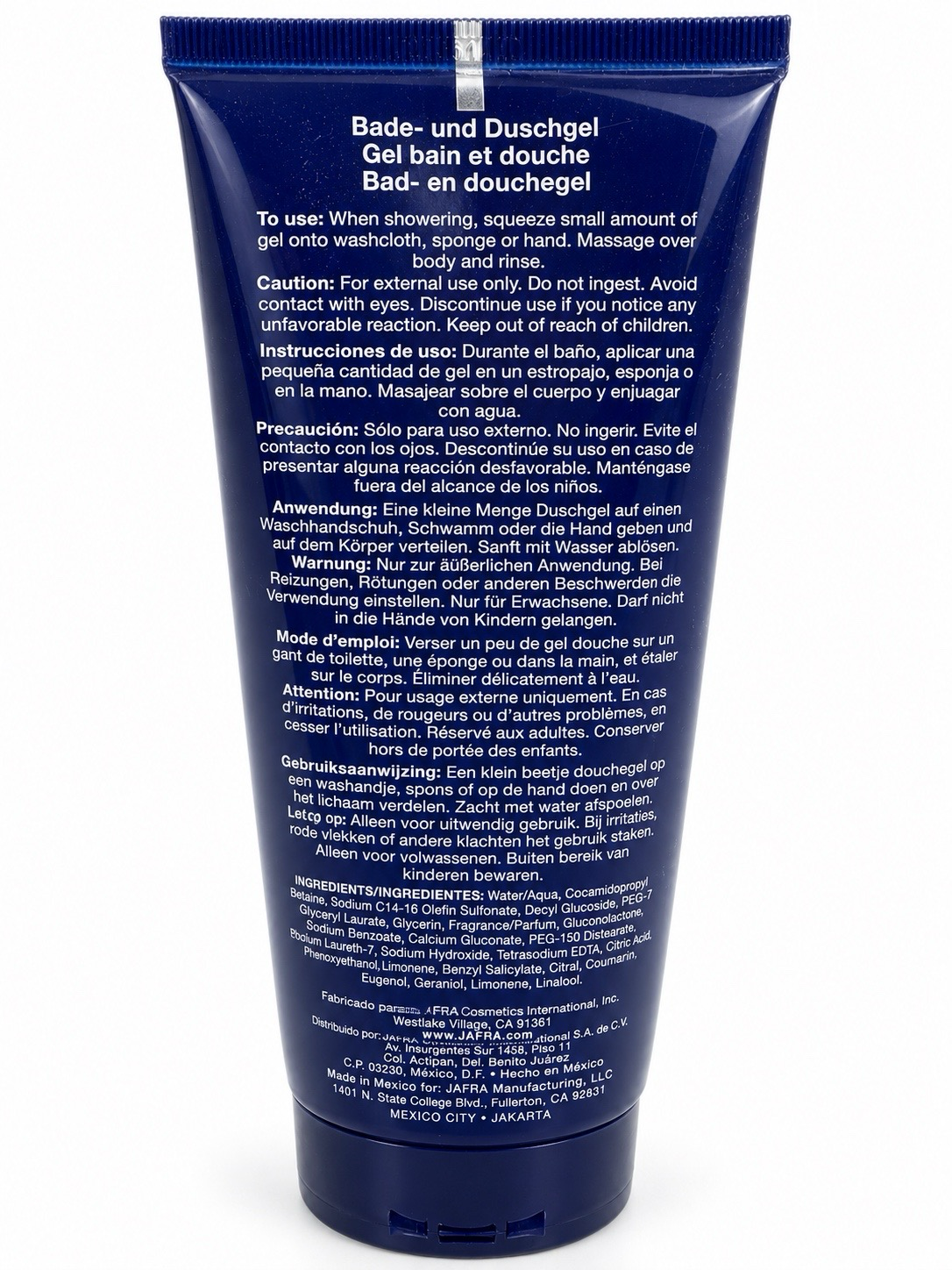 💙 JAFRA Eau d’Arômes Homme Bath & Shower Gel 6.7 oz | Men’s Fragranced Body Wash