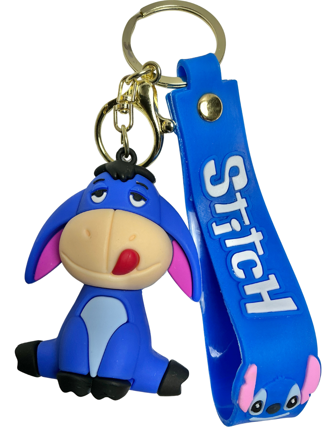 Winnie the Pooh & Friends-Inspired Character Keychains with Wrist Strap and Clasp