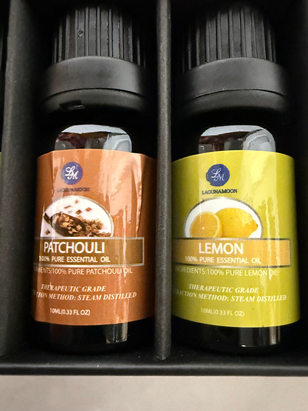 LagunaMoon 100% Pure Therapeutic Grade Essential Oils Gift Set | Top 10 Premium Collection | 10 x 10ml