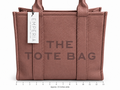 Emperia Dusty Rose “The Tote Bag” Pebbled Vegan Leather Crossbody Handbag NWT