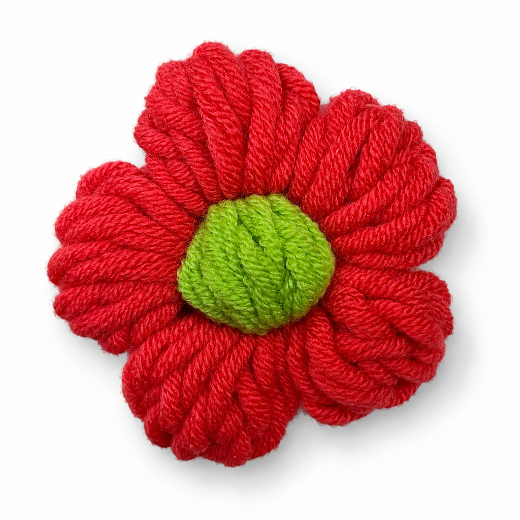 Crochet Flower Keychain – Choose Your Color