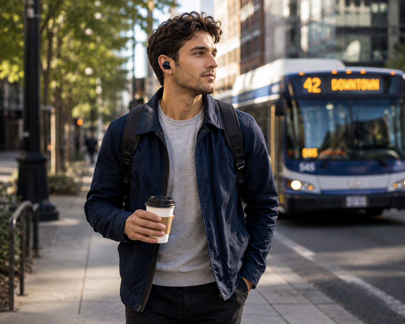 M10 True Wireless Bluetooth Earbuds with LED Display Charging Case - Bluetooth 5.3 - Black