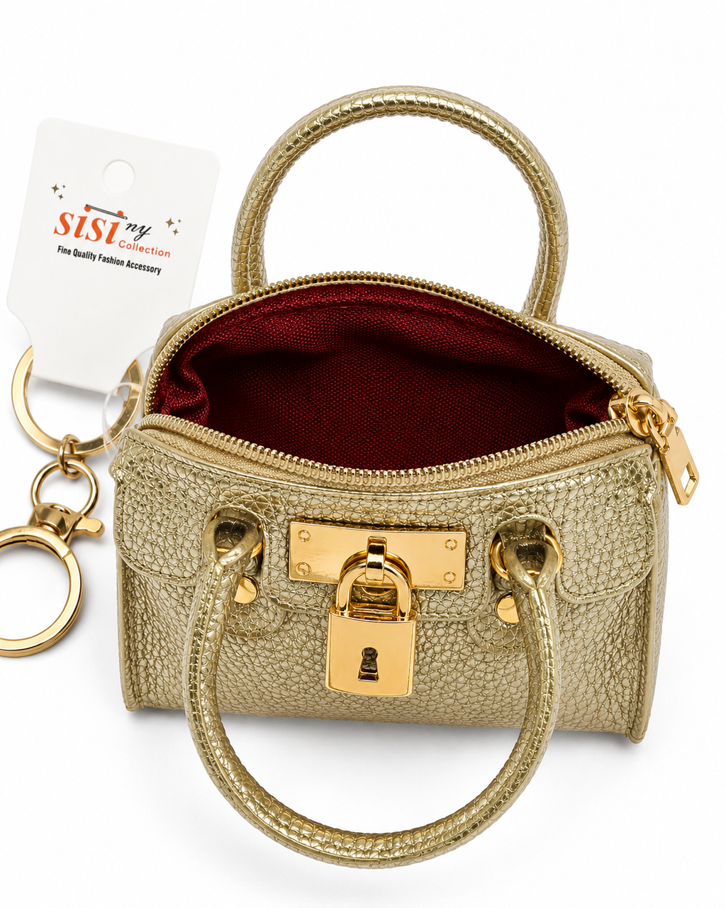 NWT Mini Handbag Keychain Coin Purse – Choose Your Color