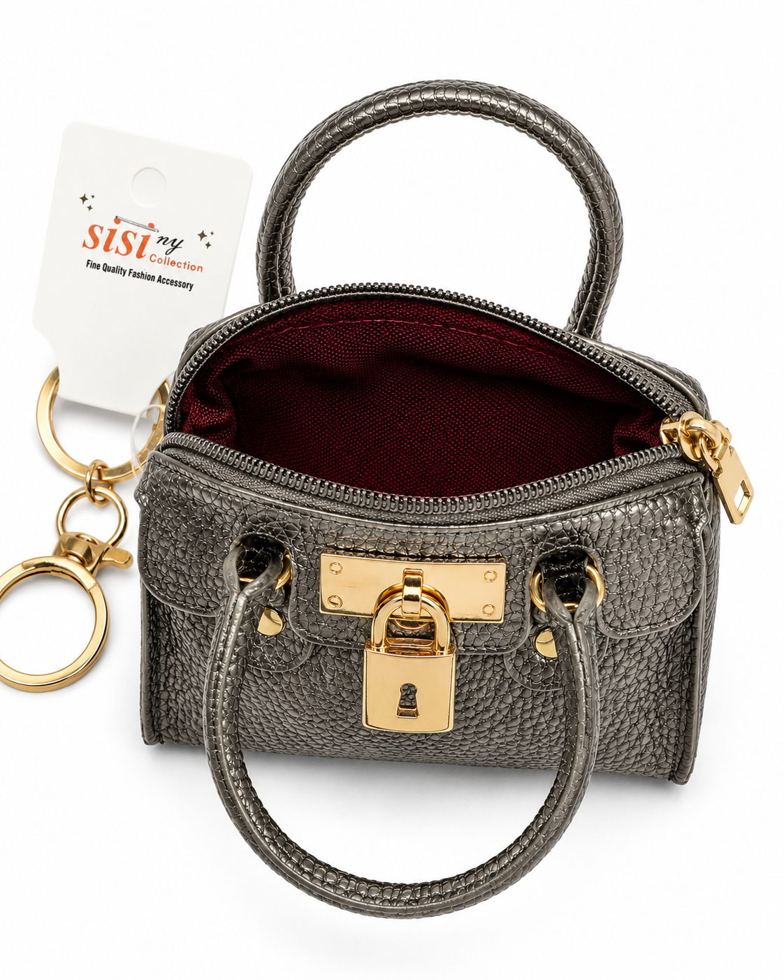 NWT Mini Handbag Keychain Coin Purse – Choose Your Color